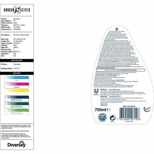 CIF Pro Formula Wood Polish Ready To Use 750ml - GH495 - 3