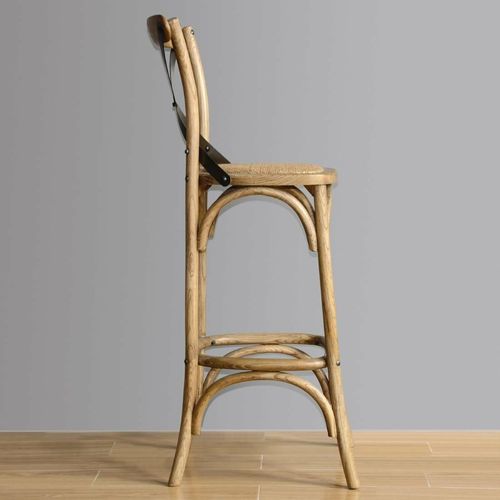 Bolero Wooden Barstool with Backrest - GG657 - 4