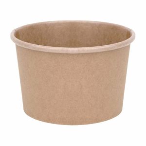 Fiesta Compostable Soup Containers 98mm 230ml / 8oz (Pack of 500) - FB160 - 1