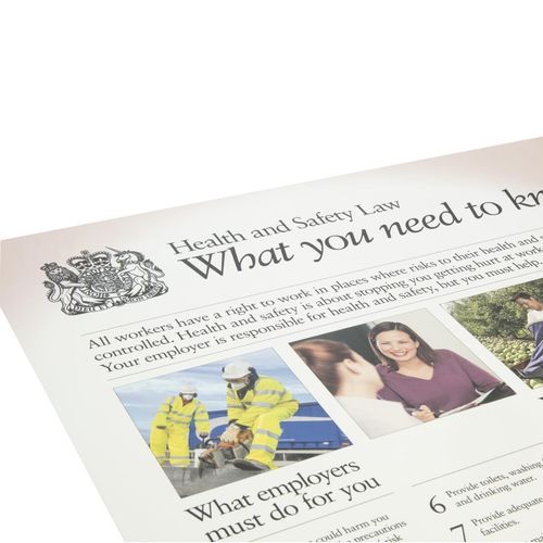 Health & Safety Law Poster A2 - Y925 - 4