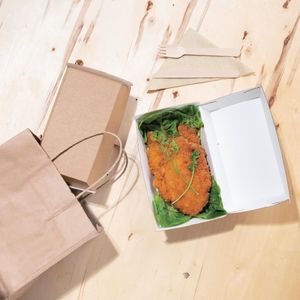 Fiesta Compostable Kraft Food Boxes Small 172mm (Pack of 200) - FB666 - 3