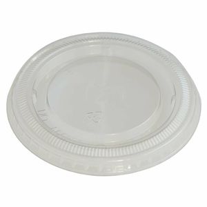eGreen RPET Flat Lid without Straw Hole 93mm (Pack of 1000) - FN223 - 1