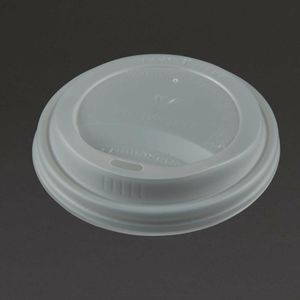 Vegware Compostable Coffee Cup Lids 340ml / 12oz and 455ml / 16oz (Pack of 1000) - GH023 - 3