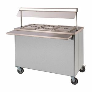 Moffat Mobile Hot Cupboard with Dry Heat Bain Marie 3FBM - DT596 - 1