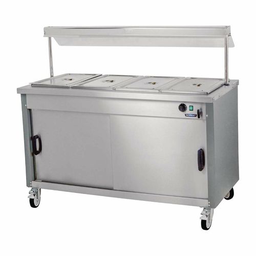Moffat Mobile Hot Cupboard with Dry Heat Bain Marie 4FBM - DT597 - 1