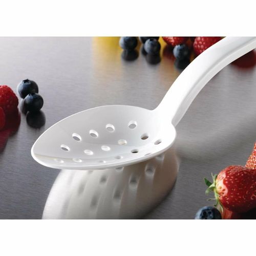 Matfer Bourgeat Exoglass Perforated Serving Spoon White 13 - DR197 - 3