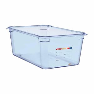 Araven ABS Food Storage Container Blue GN 1/1 200mm - GP591 - 1