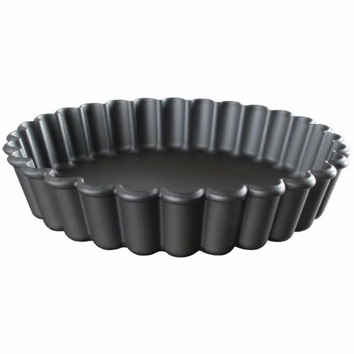 Matfer Bourgeat Exoglass Round Fluted Tartlet Mould 110mm (Pack of 12) - DN956 - 1