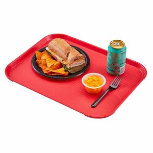Cambro Polypropylene Fast Food Tray Red 410mm - DM800 - 5