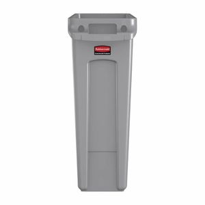 Rubbermaid Slim Jim Container With Venting Channels Grey 87Ltr - F649 - 3