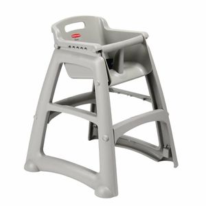 Rubbermaid Sturdy Stacking High Chair Platinum - M959 - 1