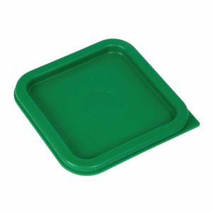 Cambro Camsquare Food Storage Container Lid Green - DB014 - 3