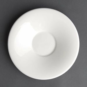 Churchill Art de Cuisine Menu Broad Rim Tea Saucers 165mm (Pack of 6) - CE796 - 1