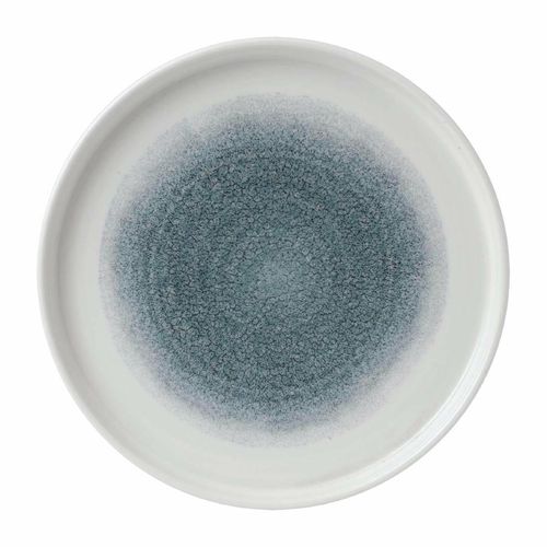 Churchill Raku Walled Plates Topaz Blue 218mm(Pack of 6) - FD886 - 1