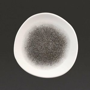 Churchill Studio Prints Raku Round Trace Plates Quartz Black 210mm (Pack of 12) - DC736 - 1