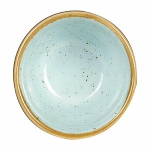 Churchill Stonecast Round Dip Pots Duck Egg Ripple 57ml (Pack of 12) - HC826 - 3