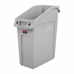 Rubbermaid Slim Jim Under-Counter Bin Grey 49Ltr - FC924 - 1