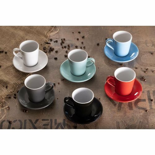 Olympia Cafe Flat White Cups Charcoal 170ml (Pack of 12) - FF992 - 5