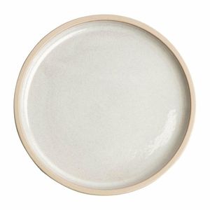 Olympia Canvas Flat Round Plate Murano White 250mm (Pack of 6) - FA329 - 1