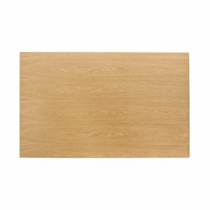 Bolero Pre-drilled Rectangular Table Top Natural Ash Veneer 1100 x 700mm - CY950 - 1