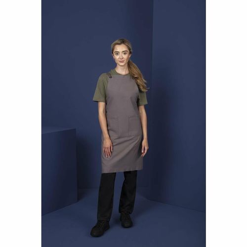 Southside Cotton Canvas Bib Apron Washed Grey - BB687 - 9