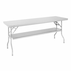 Vogue St/St Folding Work Table 1830x760x780 - DR195 - 1