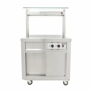 Parry Flexi-Serve Hot Cupboard with Quartz Heated Servery Counter 860mm FS-HT2PACK - FD216 - 1