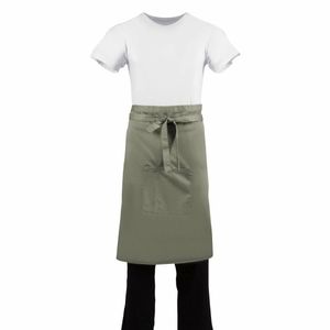 Whites Regular Bistro Apron Olive - B434 - 1