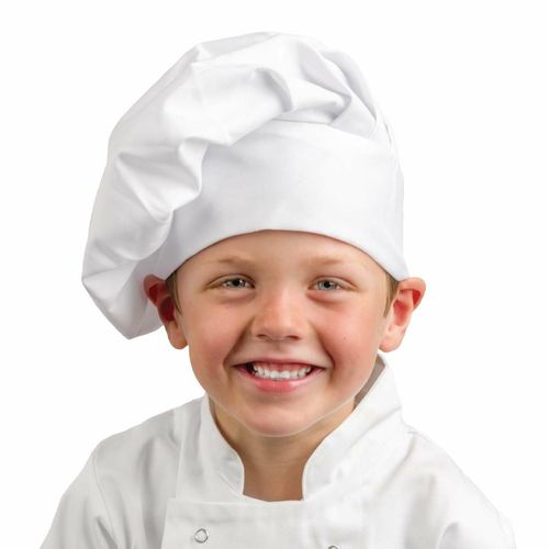 Whites Childrens Unisex Chef Hat White - A677 - 1