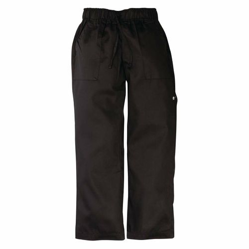 Chef Works Unisex Better Built Baggy Chefs Trousers Black M - A695-M - 13