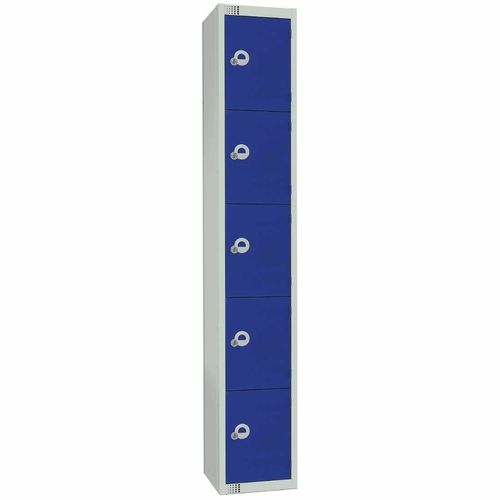 Elite Five Door Camlock Locker Blue - CG617-C - 1