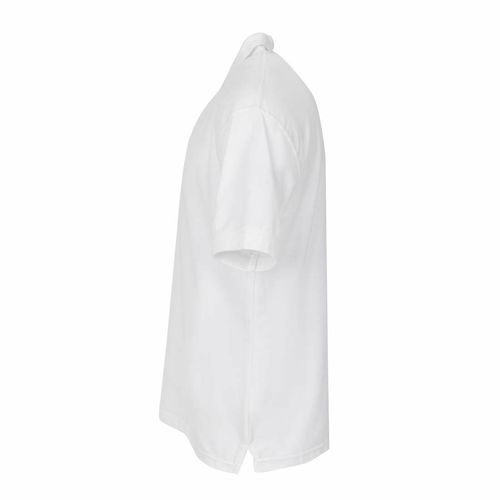 Unisex Polo Shirt White L - A734-L - 4