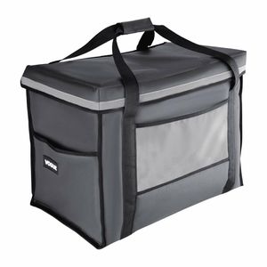 Vogue Insulated Folding Delivery Bag Grey 540x360x430mm - FR226 - 1
