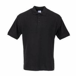 Unisex Polo Shirt Black S - A735-S - 1