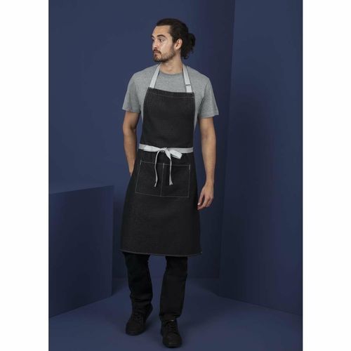 Southside Bib Apron Denim Black - B981 - 9