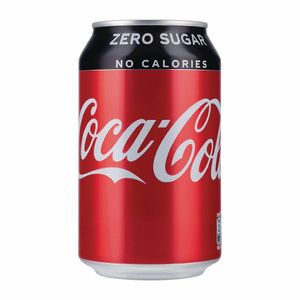 Coke Zero Cans 330ml (Pack of 24) - FW838 - 1