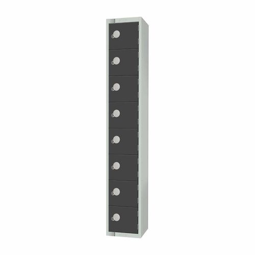 Elite Eight Door Camlock Locker Graphite Grey - GR683-C - 2