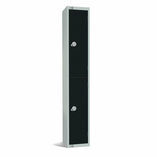 Elite Double Door Electronic Combination Locker Black - GR685-EL - 1