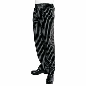 Chef Works Designer Baggy Pant Chalk Stripe L - A940-L - 3