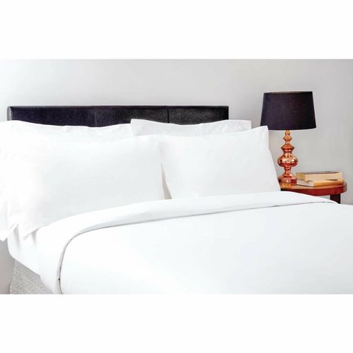 Mitre Essentials Pyramid Fitted Sheet White Super King - GT825 - 2