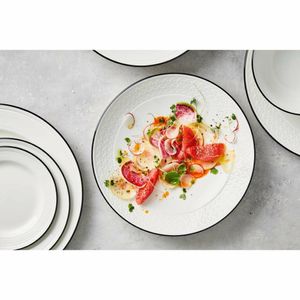 Steelite Bead Black Band Coupe Plates 285mm (Pack of 6) - VV2673 - 3