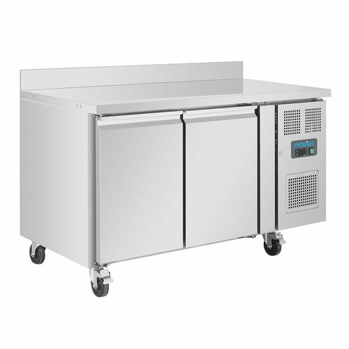 Polar U-Series Double Door Counter Freezer with Upstand 282Ltr - DL916 - 1