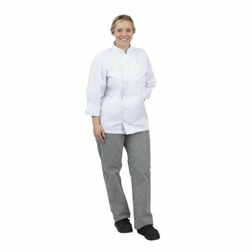 Whites Unisex Vegas Chefs Trousers Black and White Check S - DL712-S - 3