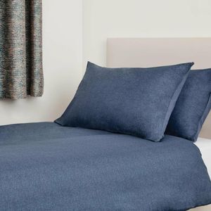 Mitre Essentials Opal Duvet Cover Navy Single - HD377 - 1