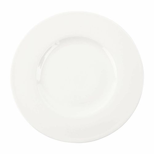 Royal Bone Ascot Wide Rim Flat Profile Plate 225mm (Pack of 12) - FB649 - 1