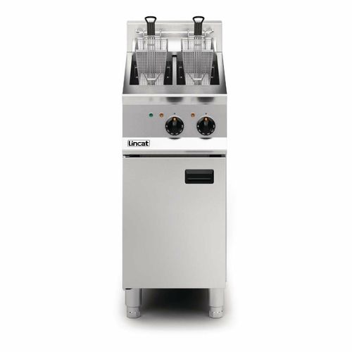 Lincat Opus 800 Twin Tank Twin Basket Free Standing Electric Fryer OE8105 - DM519 - 3
