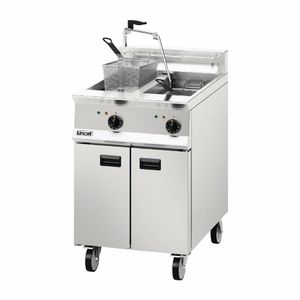 Lincat Opus 800 Twin Tank Twin Basket Free Standing Electric Filtration Fryer OE8113/OP - DM527 - 3