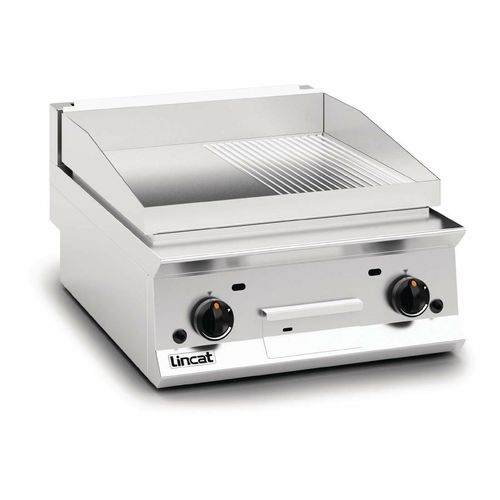 Lincat Opus 800 Half Ribbed Natural Gas Griddle OG8201/R/N - DM546-N - 1