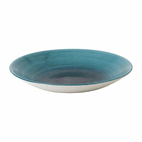 Stonecast Aqueous Lagoon Deep Coupe Plate 8 7/8 (Box 12) - FJ969 - 1