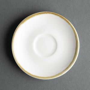 Olympia Kiln Espresso Cup Saucer Chalk 115mm (Pack of 6) - FB987 - 3